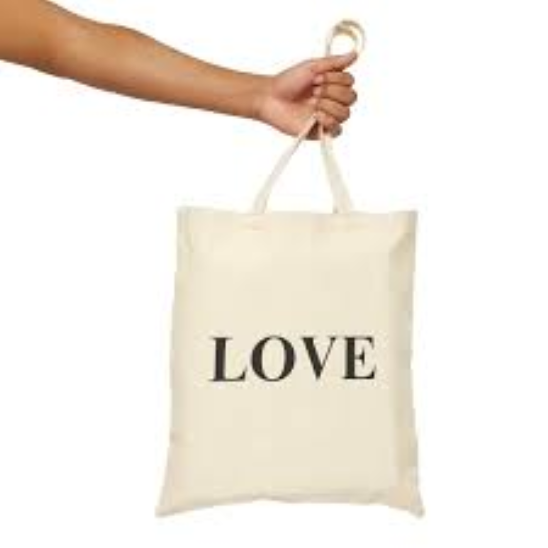 BI COTTON BOX BOTTOM LOVE BAG